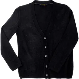 Ladies Basic Cardigan Black